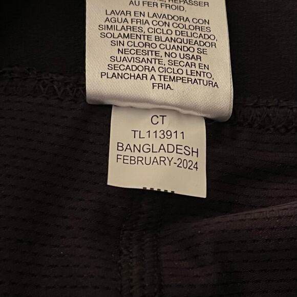 Greg Norman PlayDry Black Golf Skort XL Stretch Pull-On Activewear Skirt - Picture 6 of 7